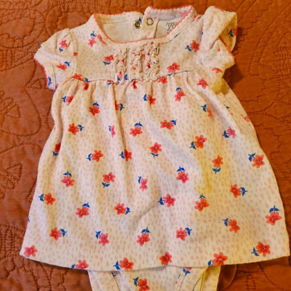 Just One You by Carter's skirted flower onesie